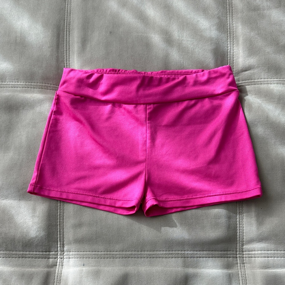 Freestyle Dance Girls Shorts Hot Pink 10/12
